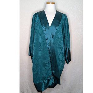 Vintage Victoria’s Secret Gold Label Green Short Robe OS